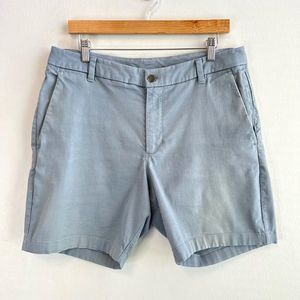 Lululemon Men’s Size 33 Commission Classic Fit 7” Inseam Trench Shorts Blue